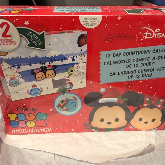 Disney Red and Blue Tsum Tsum Countdown Calendar| 12 Days Stuffed Tsum Tsum - Picture 8 of 12